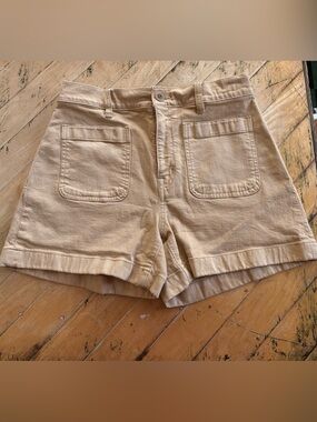 Madewell high rise sailor short